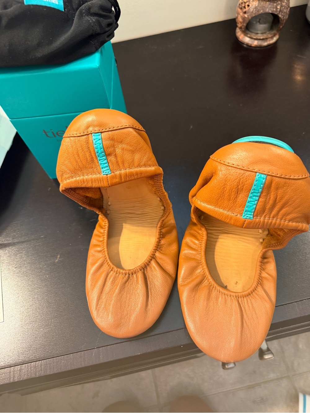 Tieks Chestnut Size 9 Excellent condition